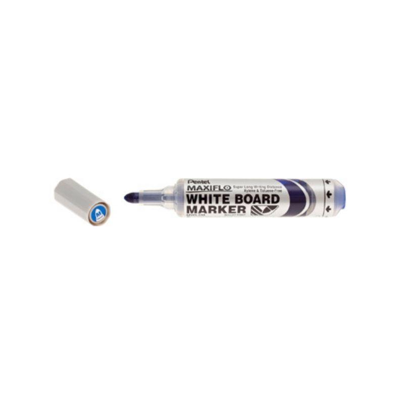 Marcador pentel maxiflo azul para tablero (p/redonda) - Ultracomonline.com