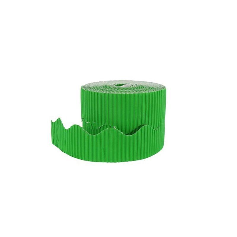 PACON-37130-BORDETTE-SOLID-COLOR-(2.5"X50')-APPLE-GREEN