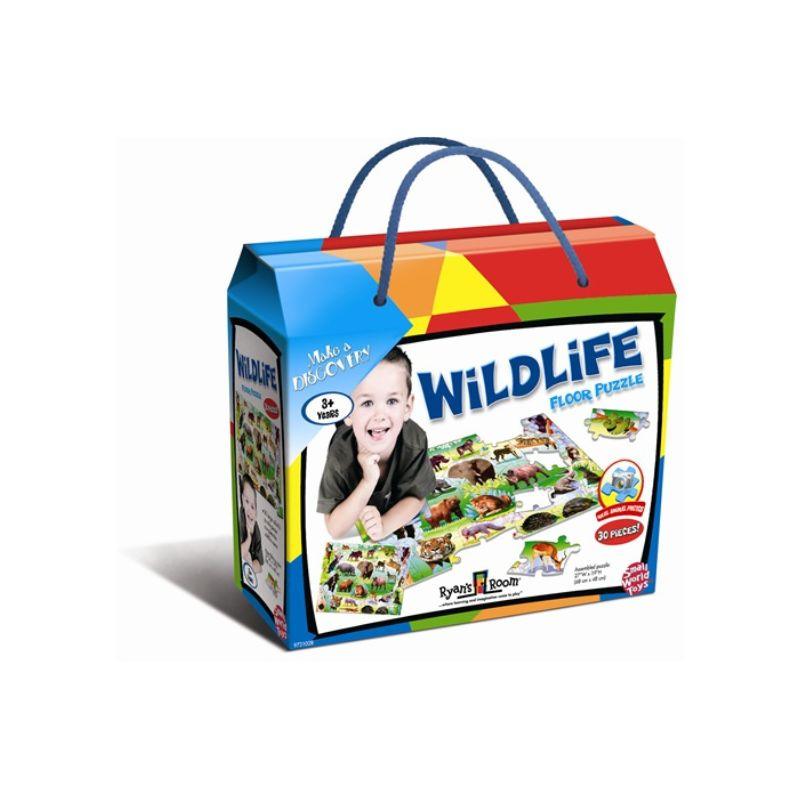 SWT-9721028 PUZZ & BUILD:WILDLIFE FLOOR PUZZLE (ROMPECABEZA)