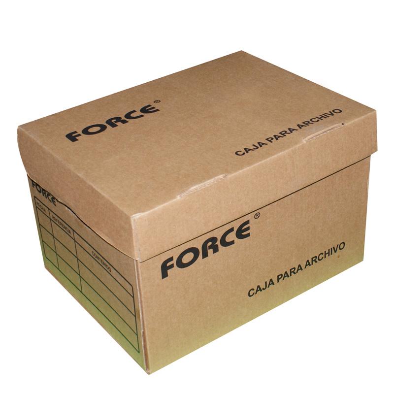 Caja de archivo de cartón force (t/carta)