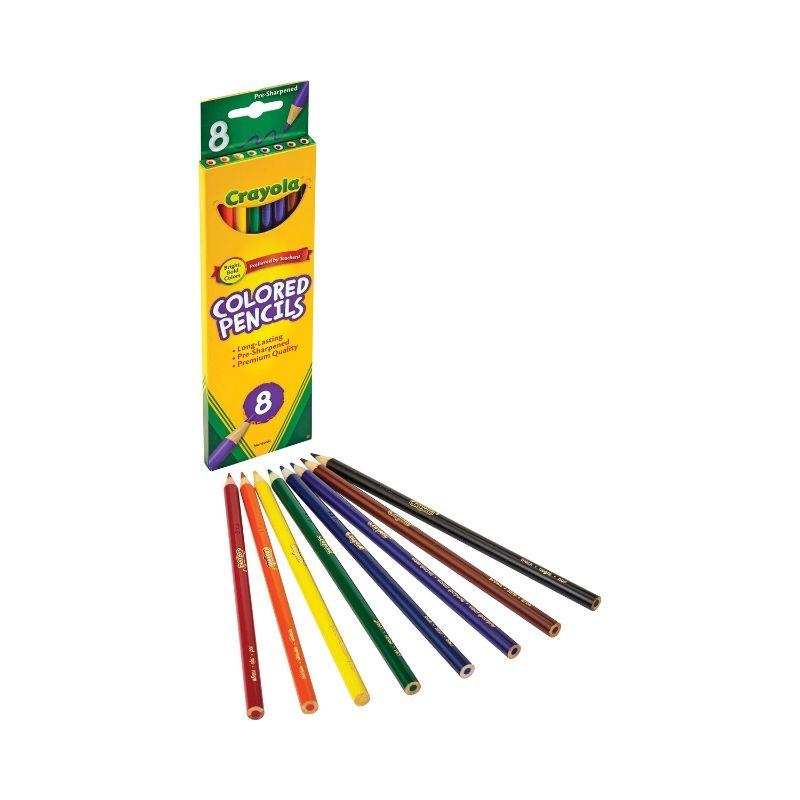 CRAYOLA-LAPICES-DE-COLORES-INTENSOS-(SET-8)-