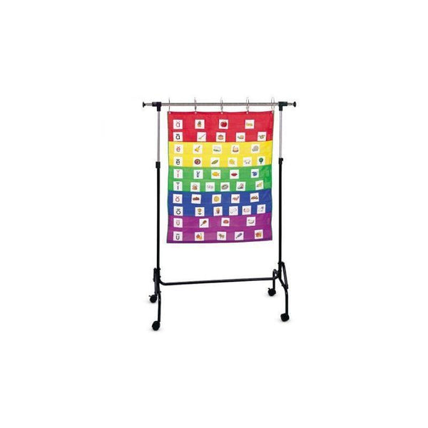 Adjustable pocket chart stand