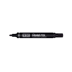 Pentel N50 Rotulador Permanente P/R 2 mm. Negro