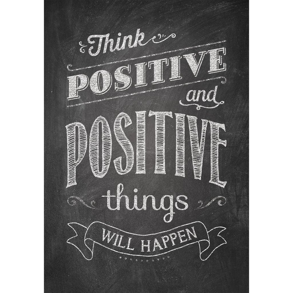 CTP-6700 THINK POSITIVE AND POSITIVEâ€¦ INSPIRE U POSTER