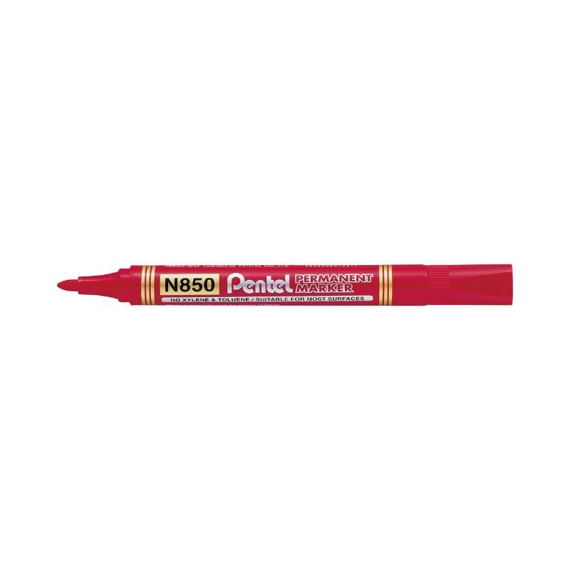 Marcador pentel permanente rojo (p/redonda gruesa) - Ultracomonline.com