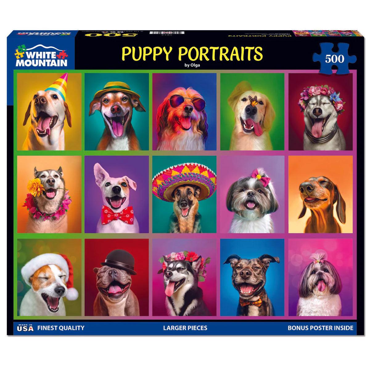 ROMPECABEZA PUPPY PORTRAITS (500 PIEZAS)