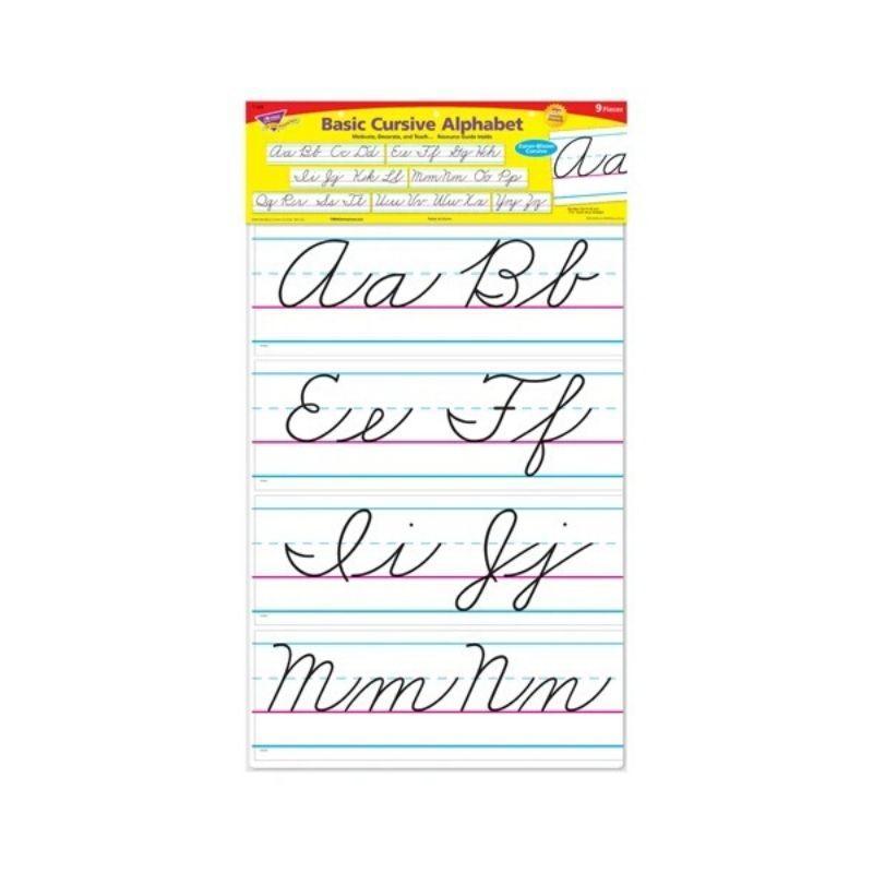 Cursive Basic Alpha Bulletin Board Set