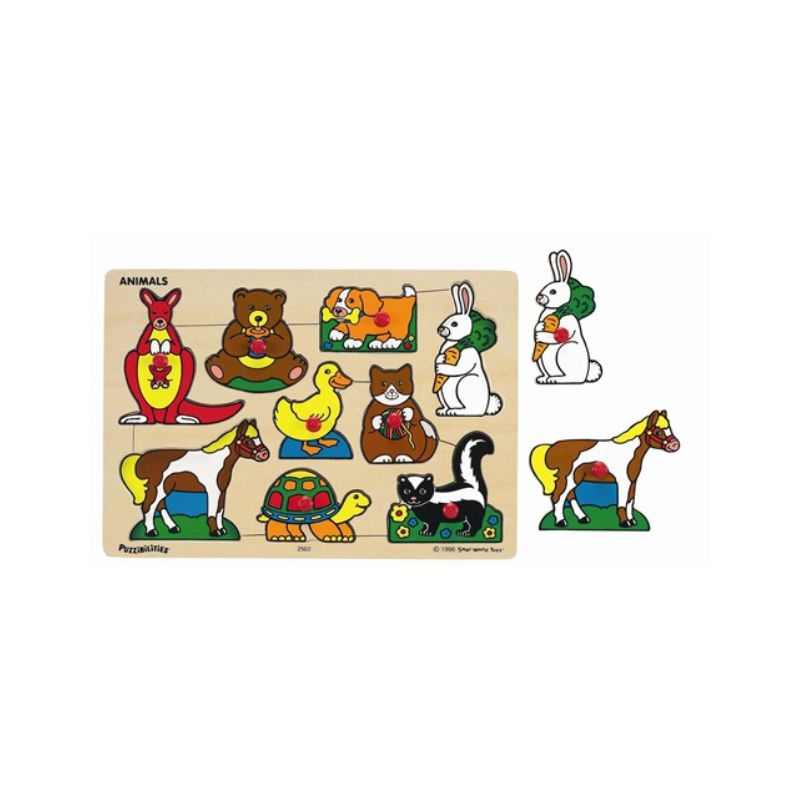 SWT-2502 RR/PUZZLES/CLASSIC PUZZLES ANIMALS MIN. ORDER 6 PCS