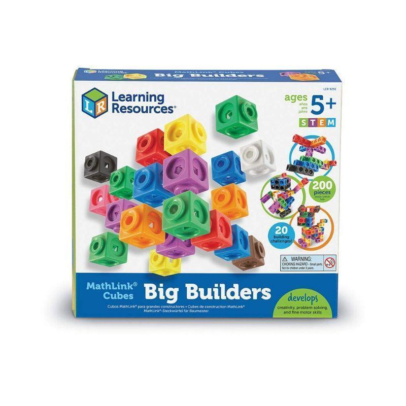 Learning Resources Mathlink Cubes Big Builders set 200 Learning resources mathlink cubes big builders set 200