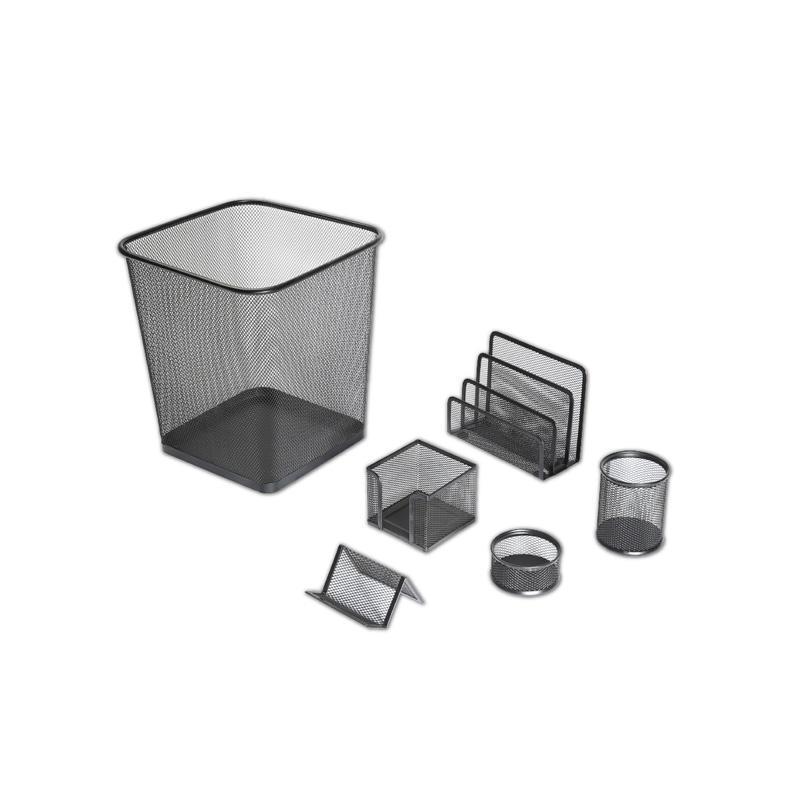 Set de oficina force metal mesh (6 piezas) - Ultracomonline.com