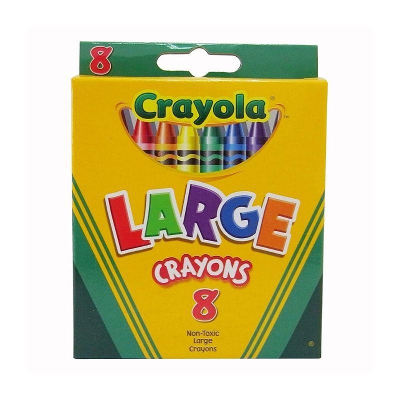 CRAYOLA-5200800208-CRAYONS-L-SIZE-(SET/8)-WASH.-(E)-062003001050