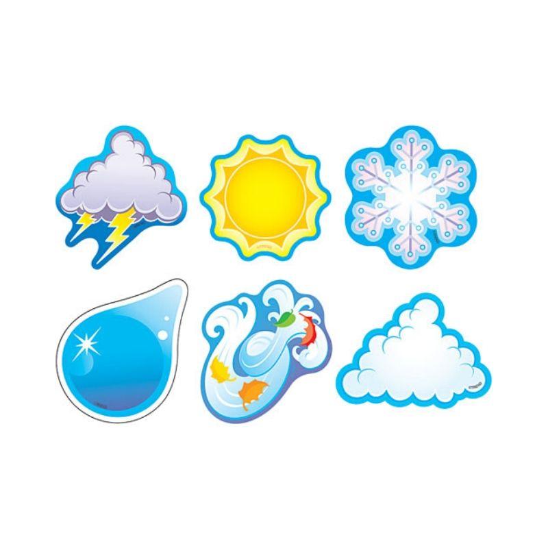 TREND-T10817-MINI-ACCENTS-V/PACK-WEATHER-SYMBOLS-(36-PACK/3")