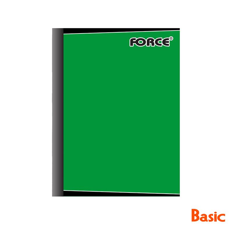 Cuaderno cosido Force basic grande - verde - Ultracomonline.com