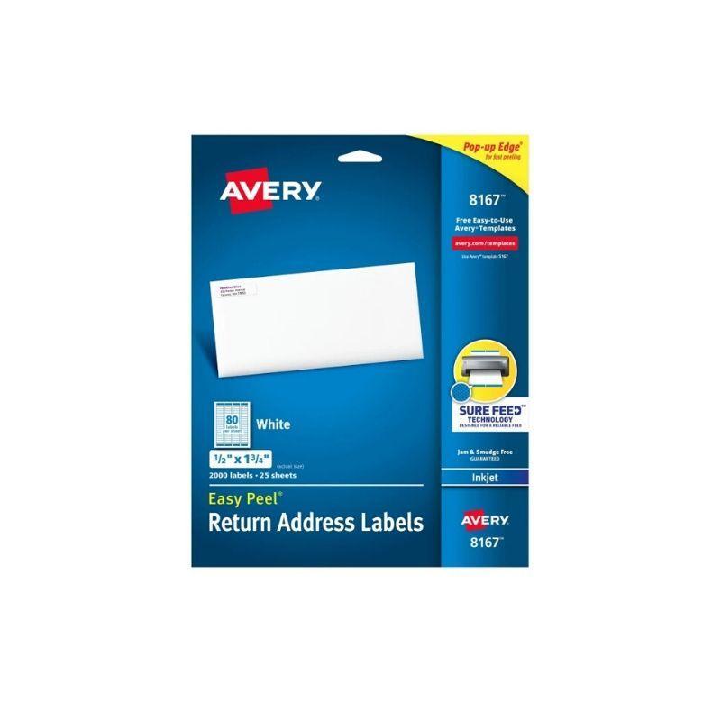 Etiqueta avery inkjet return address - Ultracomonline.com