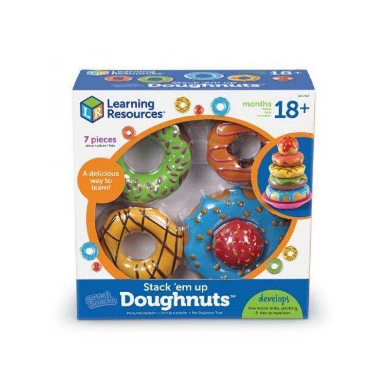 Learning-Resources-Smart-Snacks®-Stack-'em-Up-Doughnuts™-(set/6)