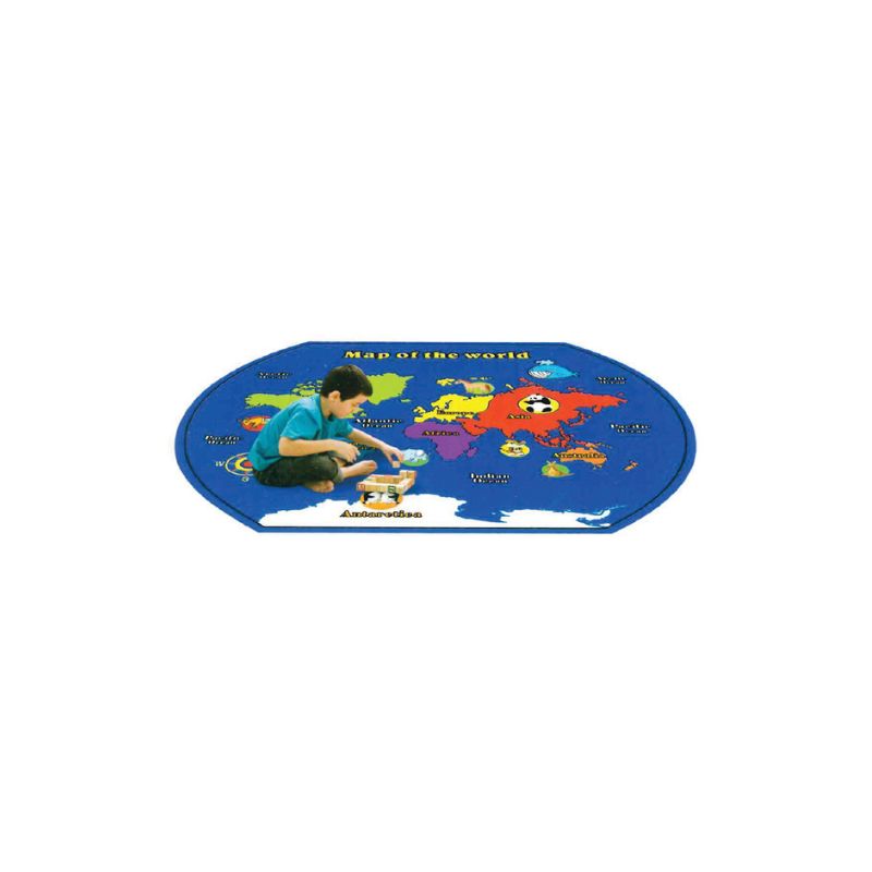 ALFOMBRA INFANTIL FORCE HJL-FA011 (220CMX180CM) MAPA MUNDIAL