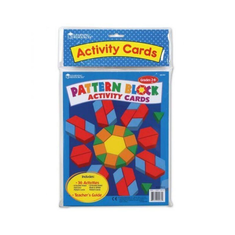 Pattern Block Activity Cards set 36 Pattern block activity cards set 36