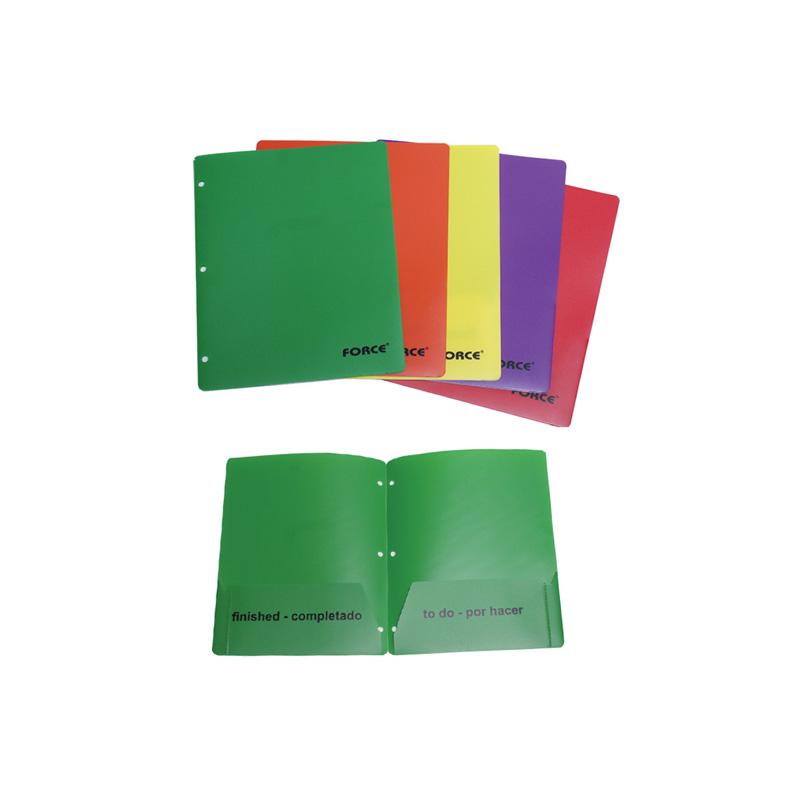 FOLDER-FORCE-PLASTICO-(2-BOLSILLOS)-C/SURTIDOS