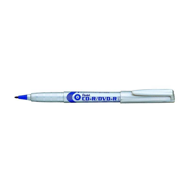 Marcador pentel permanente azul para cd/dvd de 2.0mm - Ultracomonline.com