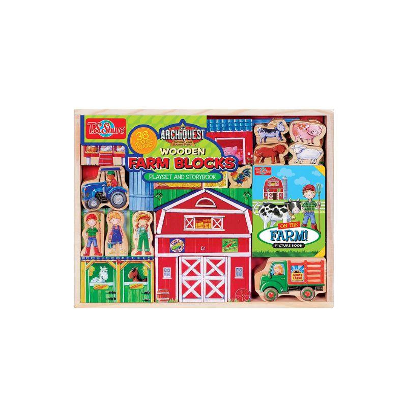 TSS 2075 WOODEN ARCHIQUEST JR FARM BLOCKS