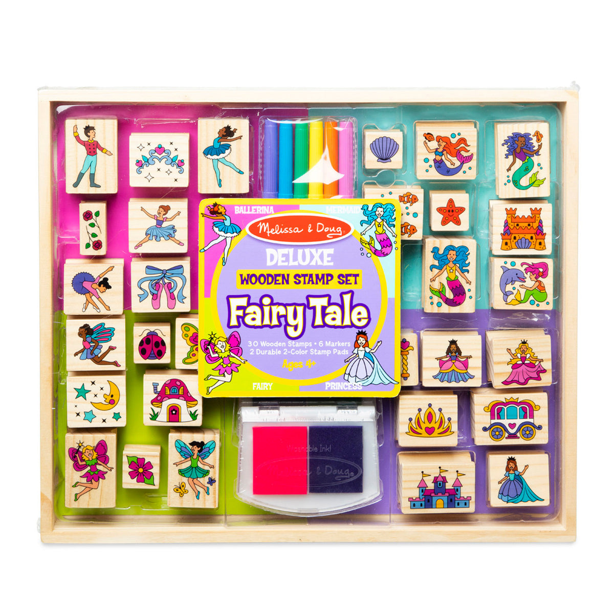 LCI-31900 (41900) DELUXE WOODEN STAM SET FAIRY TALE