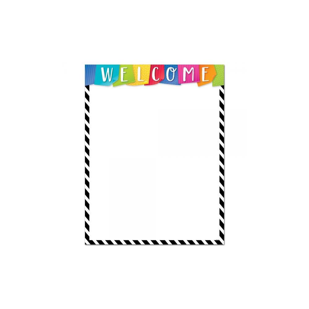 CTP-2846 BOLD & BRIGHT WELCOME CHART