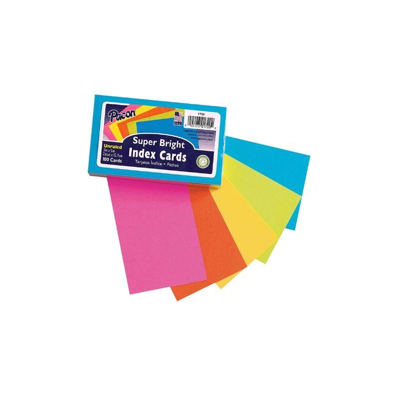 Pacon super bright index cards 3x5 - Ultracomonline.com