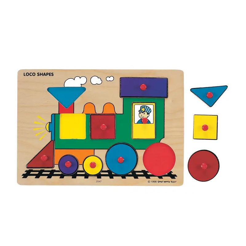 SMALL WORLD TOYS RR/PUZZLES/ LOCO SHAPES