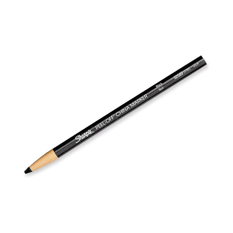 Marcador de cera sharpie peel-off china marker black (und) - Ultracomonline.com