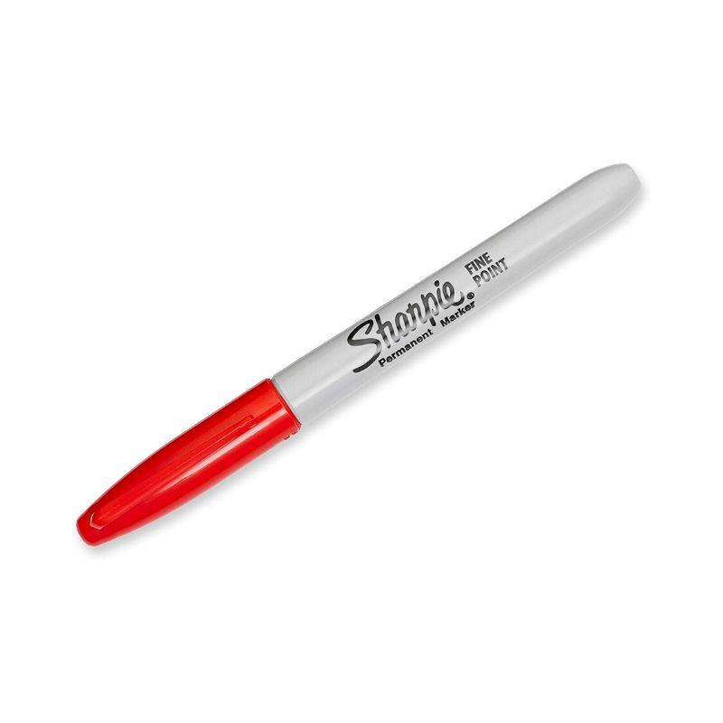 Marcador sharpie permanente rojo (p/fina) (und) - Ultracomonline.com