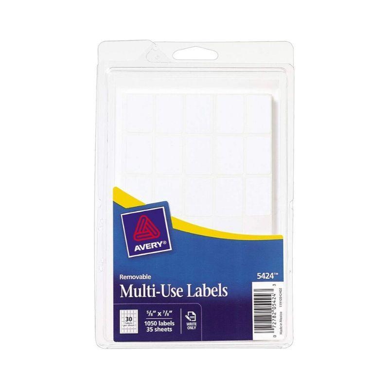 Etiqueta avery multi use labels removable (5/8" x 7/8") (1050 und) - Ultracomonline.com