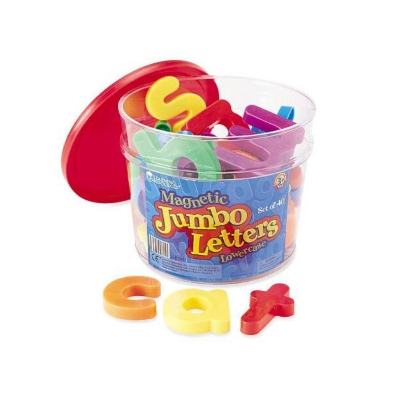 LEANING-RESOURCES-JUMBO-MAGNETIC-LOWERCASE-LETTERS-(SET/40)