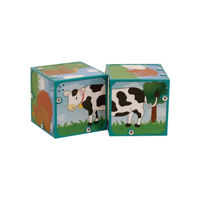 SWT-3566003 SWT PRESCHOOL/LT MAGIC SOUND BLOCKS FARM ANIMALS  MIN. ORDER 1 PC.