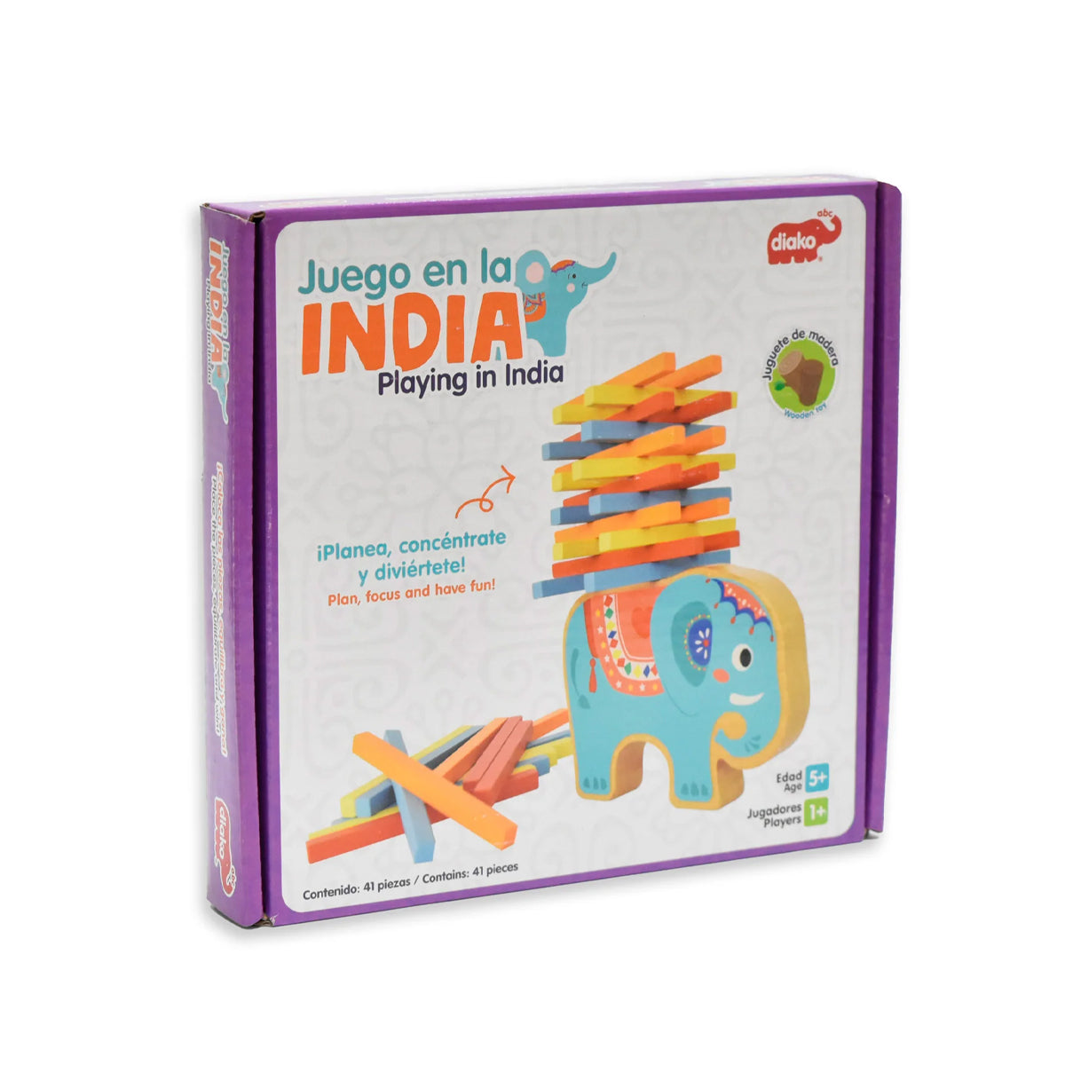 DIAKO BU-8712 JUEGO DE LA INDIA 41 PIECES