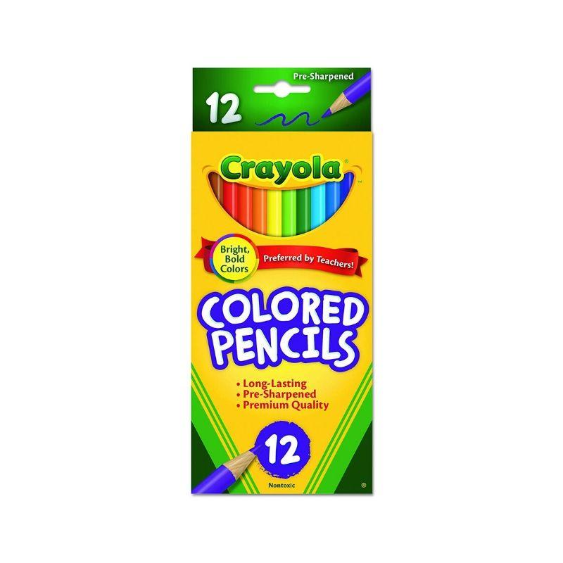 Crayola lápices de colores intensos (largos)(set/12) - Ultracomonline.com