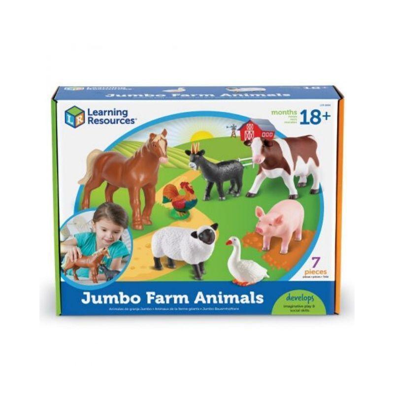 LEARNING-RESOURCES-JUMBO-FARM-ANIMALS-(SET/7)