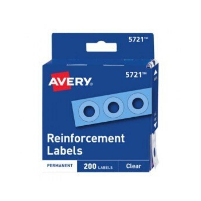 Avery refuerzo para hojas transparentes (200 und) - Ultracomonline.com