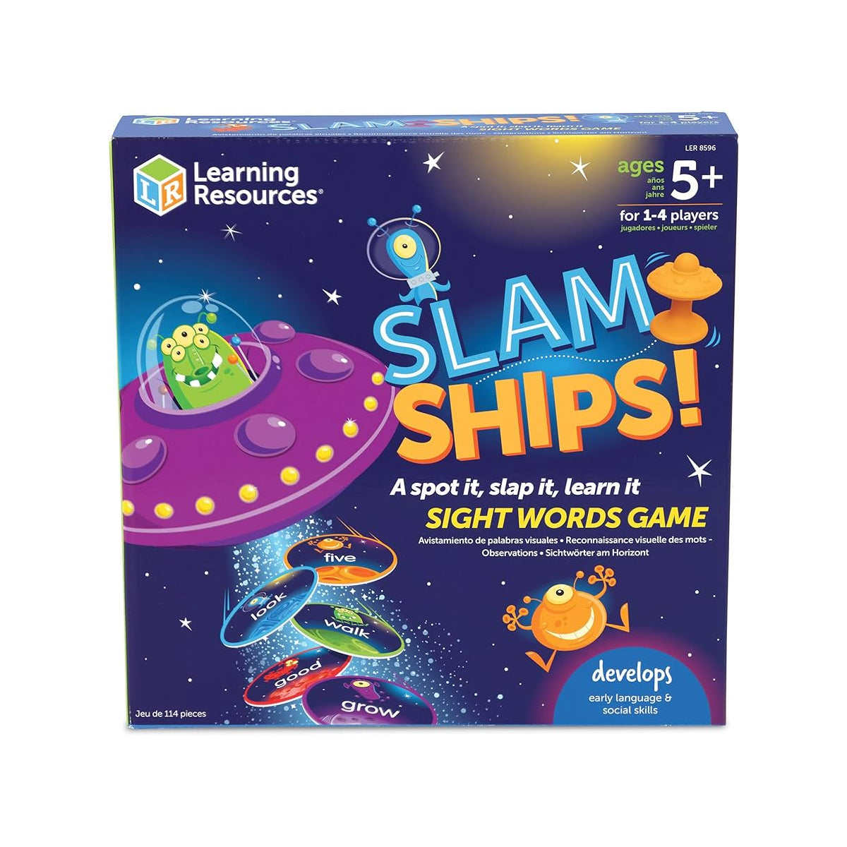 LER-8596 SLAM SHIPS SIGHT WORD GAME