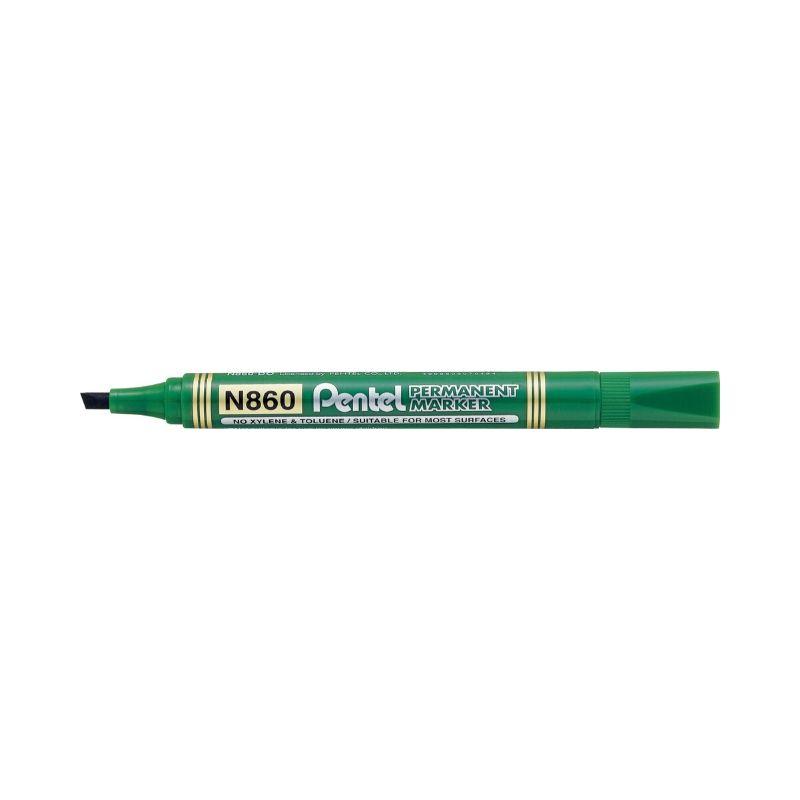 Marcador pentel permanente gruesa verde (p/cuadrada) - Ultracomonline.com