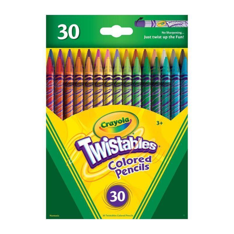 Crayola pencils color twistable (set/30) - Ultracomonline.com