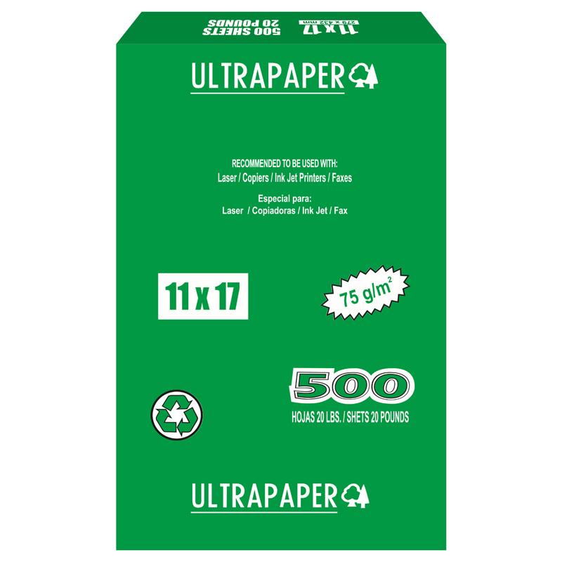 PAPEL MULTIPROPÃ“SITO ULTRAPAPER DE 20LB-75G (11" X 17")