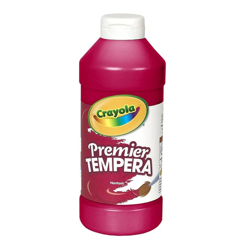 CRAYOLA TEMPERA 16OZ PREMIER FLUOR. RED